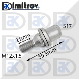 Болт джанта М12х1,5 S17 59,5mm